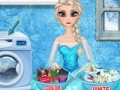 Jeu Elsa Washing Clothes