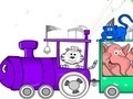 Jeu Animal Train Coloring