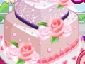 Jeu Rose wedding cake 3