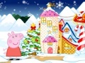 Jeu Little Pig. Decorated Christmas