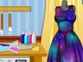 Jeu Elsa DIY galaxy dress