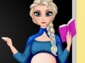 Jeu Pregnant Elsa. School teacher