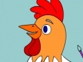 Jeu Coloring: Cockerel