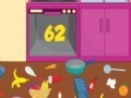 Jeu Pregnant Dora cleaning kitchen