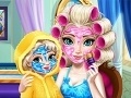 Jeu Cold Heart: Real makeup mother Elsa