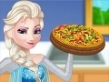 Jeu Pregnant Elsa Cooking Pizza