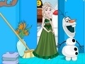 Jeu Frozen Elsa Winter Bathroom Cleaning 
