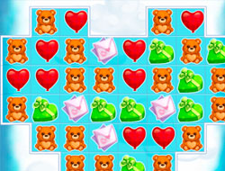 Jeu Love Match bonbons.