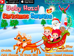 Jeu Bébé Hazel Surprise de Noël .
