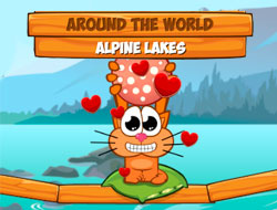 Jeu Cat partout dans le monde - Alpine Lakes .
