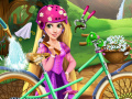 Jeu Girls fix it Rapunzel's bicycle