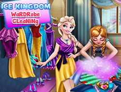 Jeu Anna et Elsa Wardrobe Nettoyage 