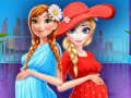 Jeu Frozen Pregnant Princesses Mall Shopping