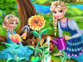 Jeu Elsa Mommy Gardening