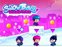 Jeu Champions de boule de neige.