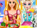Jeu Elsa & Rapunzel Cooking Disaster