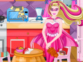 Jeu Super Barbie Kitchen Cleaning