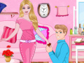 Jeu Ken Proposes to Barbie Clean Up 