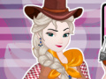 Jeu Frozen Sisters Cowgirl Fashion 