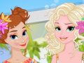 Jeu Anna And Elsa Tropical Vacation 