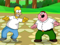 Game Street fight Homer Simpson Peter Griffin