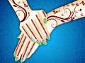Jeu Indian Wedding Girl Manicure and Pedicure