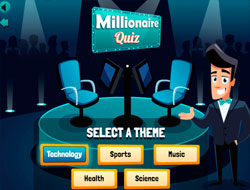 Jeu Quiz millionnaire.