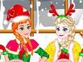 Jeu Elsa And Anna Christmas Day