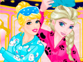 Game Princesses Pajama Party Funny Faces
