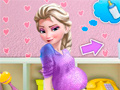 Game Elsa Baby Birth Caring