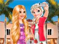 Jeu Frozen And Rapunzel Fashion Selfie