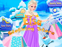 Jeu Magasin de vêtements Elsa 