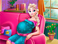 Jeu Pregnant Elsa Baby Birth