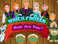 Jeu Which Frozen Role Are You