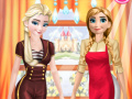 Game Elsa And Anna Work Dress Up  