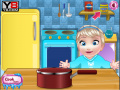 Game  Baby Elsa cooking Icecream