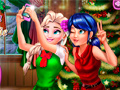 Game Ladybug And Elsa Xmas Selfie