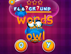 Jeu Mots avec hibou .