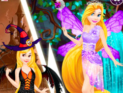 Jeu Robe de diable et d'ange Rapunzel