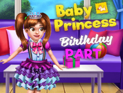 Jeu Fête d'anniversaire de bébé princesse
