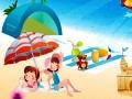 Jeu Twins at the beach