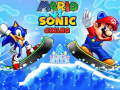 Game Mario vs Sonic Skiing