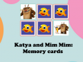 Game Kate and Mim Mim: Memory cards