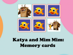 Jeu Kate et Mim Mim: Cartes mémoire.