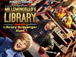Jeu Échapper du m. Bibliothèque de limoncello Bibliothèque chasse au trésor 