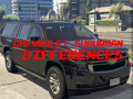 Jeu Chevrolet Suburban Differences