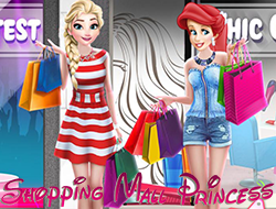 Jeu Princess au centre commercial