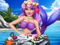 Game Princess Mermaid Makeup Style