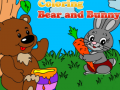 Game Coloring Bear and Bunny