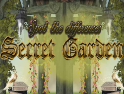 Jeu Repérer les différences Secret Garden 